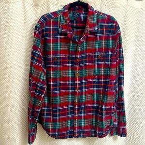 J Crew slim fit flannel button down